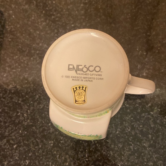 Vintage Ceramic Tea Mug with Tea Bag Holder - Picture 6 of 7